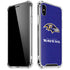 NFL Baltimore Ravens Distressed iPhone XS Max Clear Case